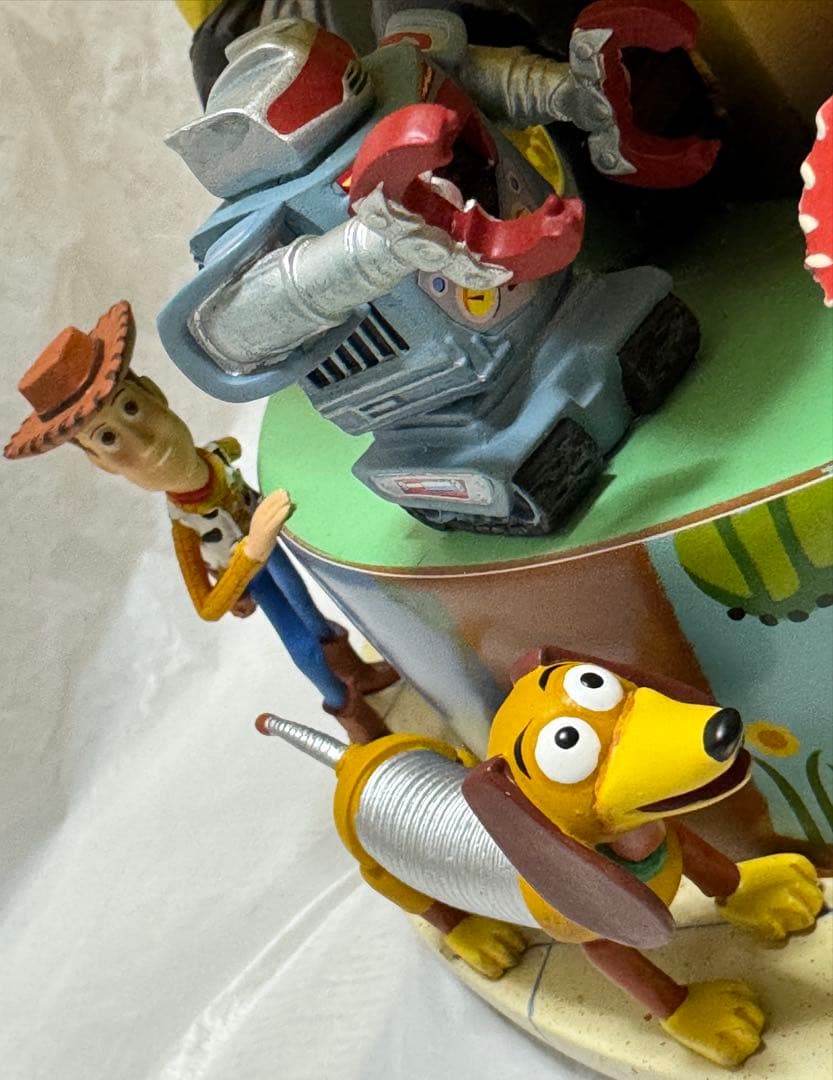 ディズニーストア トイストーリー3 オルゴール付きスノーグローブ