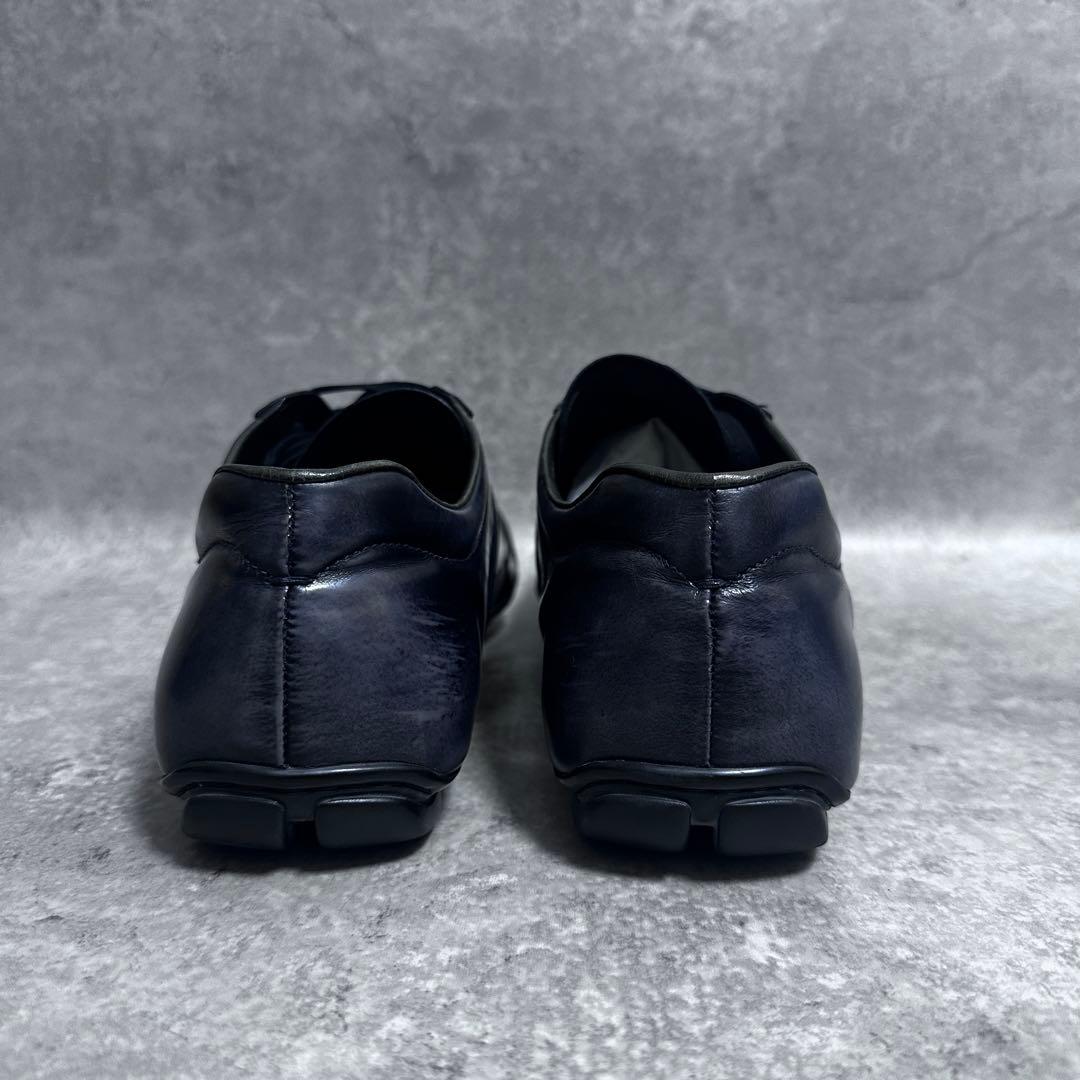 靴 00s PRADA archive leather driving shoes