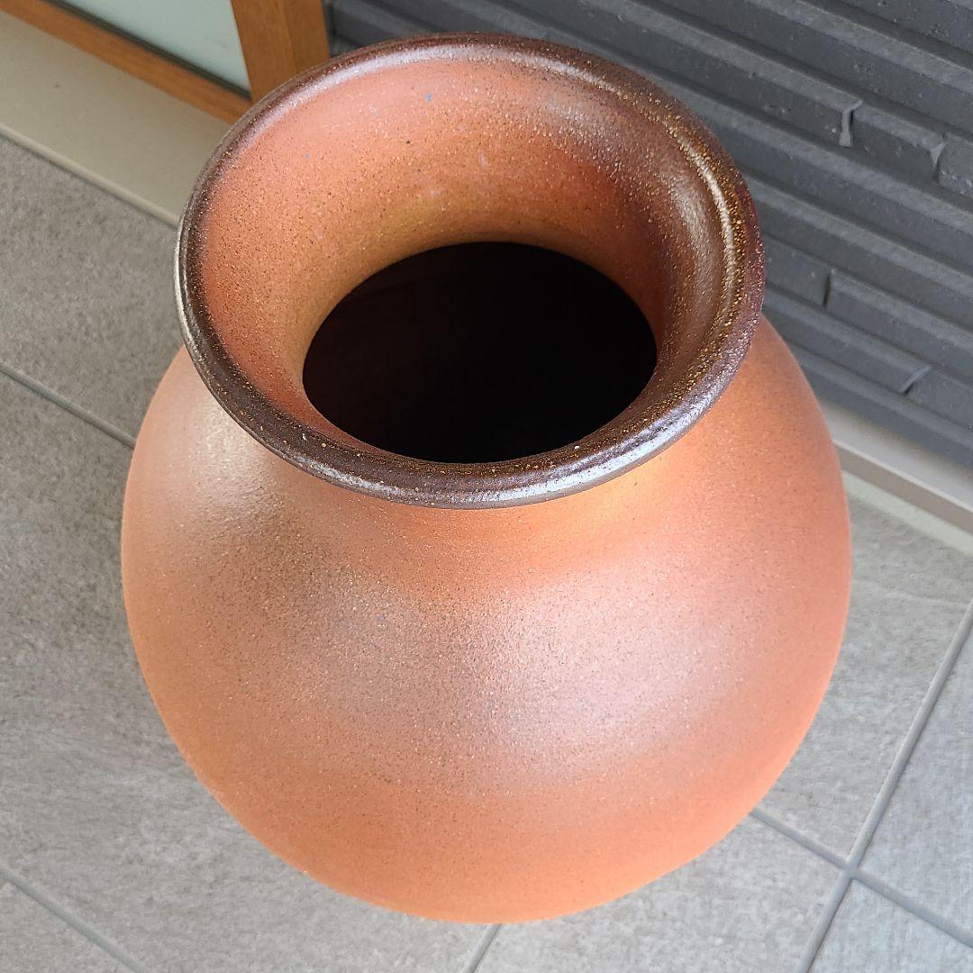 登り窯一品物 信楽焼 陶器 飾り壺