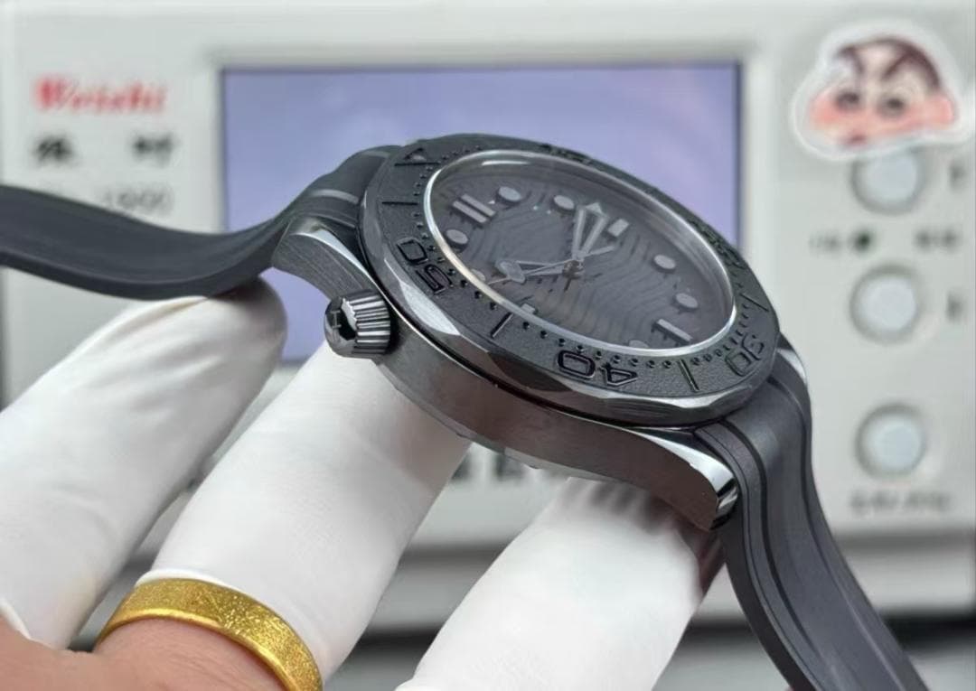 シーマスター コーアクシャル マスタークロノ ブラック 腕時計