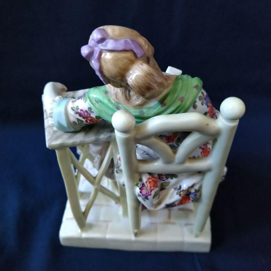 ✤1924年以前マイセン(Meissen)フィギュリン✤『うたた寝