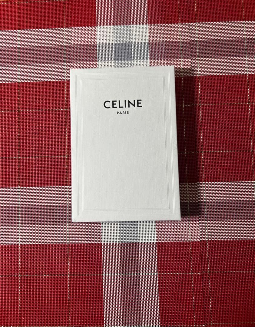 CELINE ケース ブラウンレザー