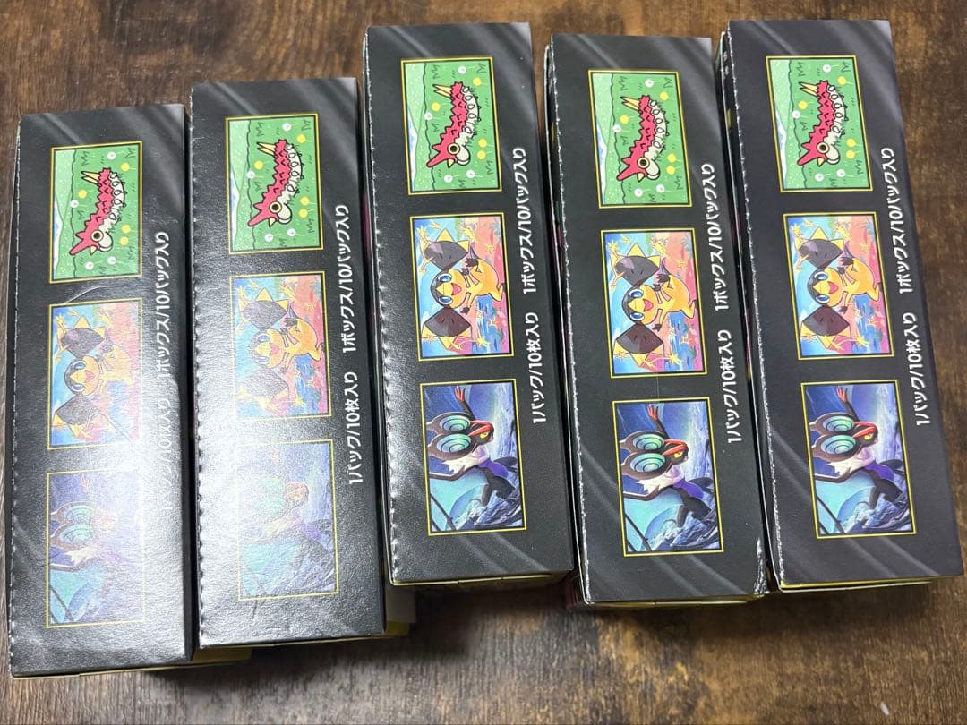 ポケモンカードゲーム MEGAドリームex 5BOXシュリンクなし、封入率一致