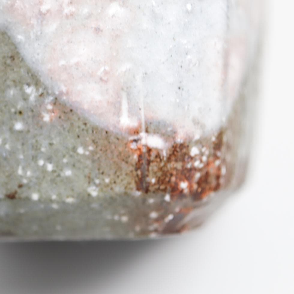 萩焼 岡田裕 四方花瓶 飾り壺 共箱 美品 - メルカリ