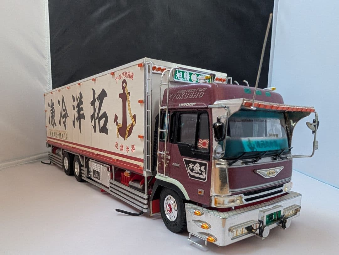 本日限り！！限界価格 デコトラ プラモデル 完成品 1/32