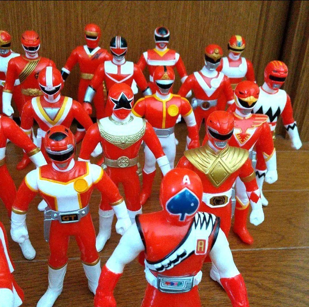 スーパー戦隊　ソフビ　戦隊ヒーロー　25体セット　匿名配送