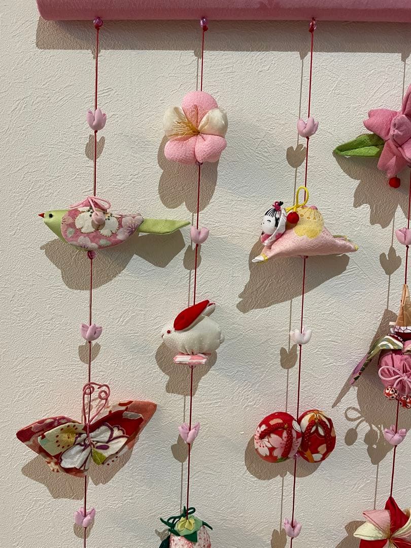 つるし雛　No.155 壁掛けタイプ・ひな祭り・桃の節句・女の子節句飾り