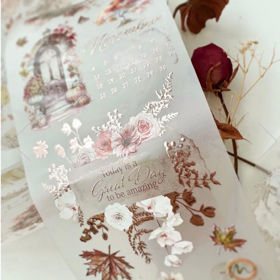 Journal pages 海外マスキングテープ マステ 【1413】