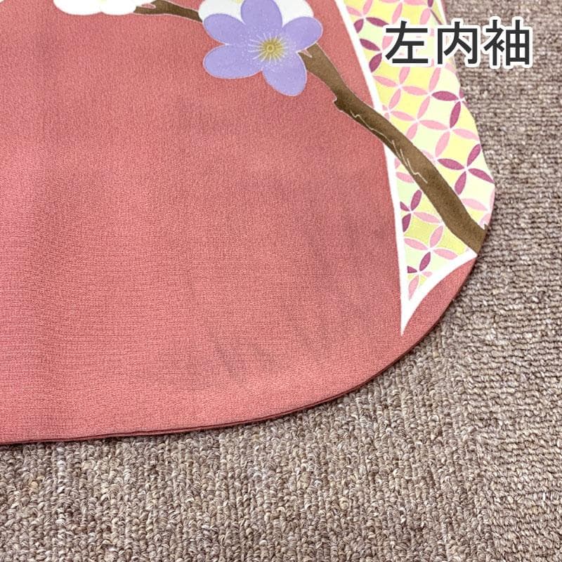 506z5〇小柄な方にも 作家物 真一 友禅 振袖 ピンク〇美品