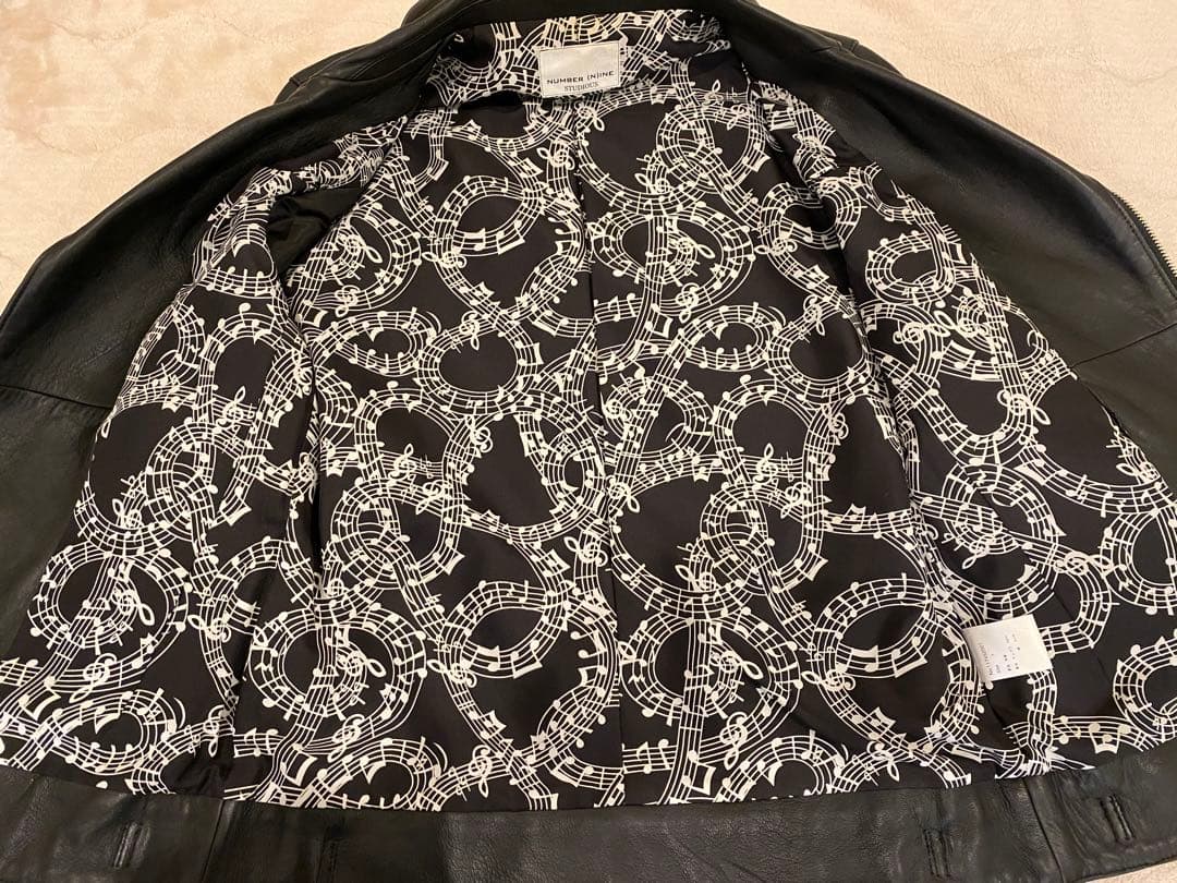 サワムラ様専用】NUMBER(N)INE × STUDIOUSダブルライダース - メルカリ