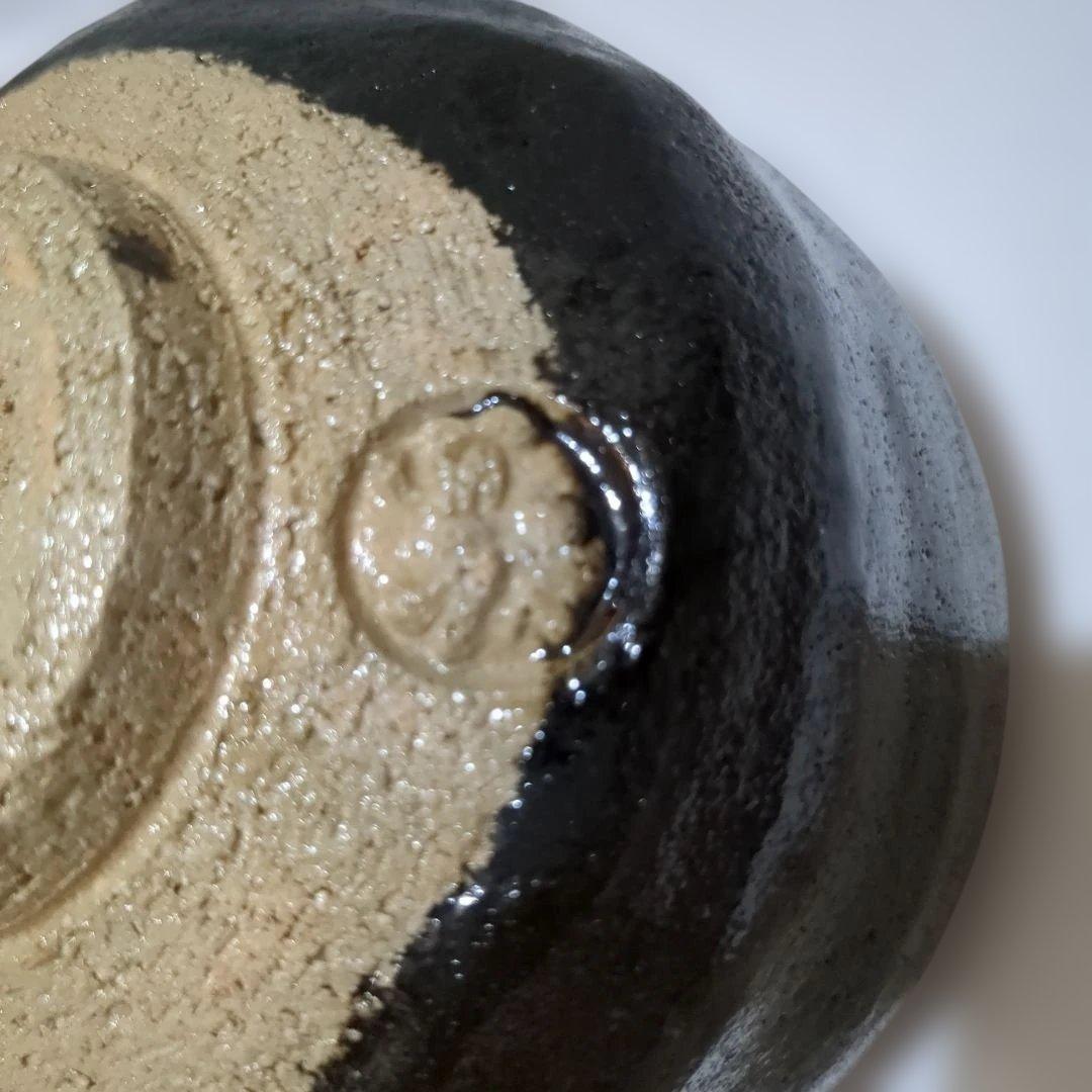 お茶碗 抹茶茶碗 橋 松 茶道具 お茶の稽古 ブラック 黒 茶事 お茶 勅題｜