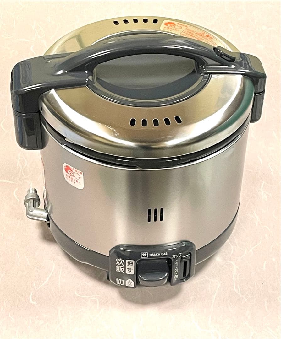 A581 新品近❗️3.5合都市ガス大阪ガスリンナイガス炊飯器保温なし