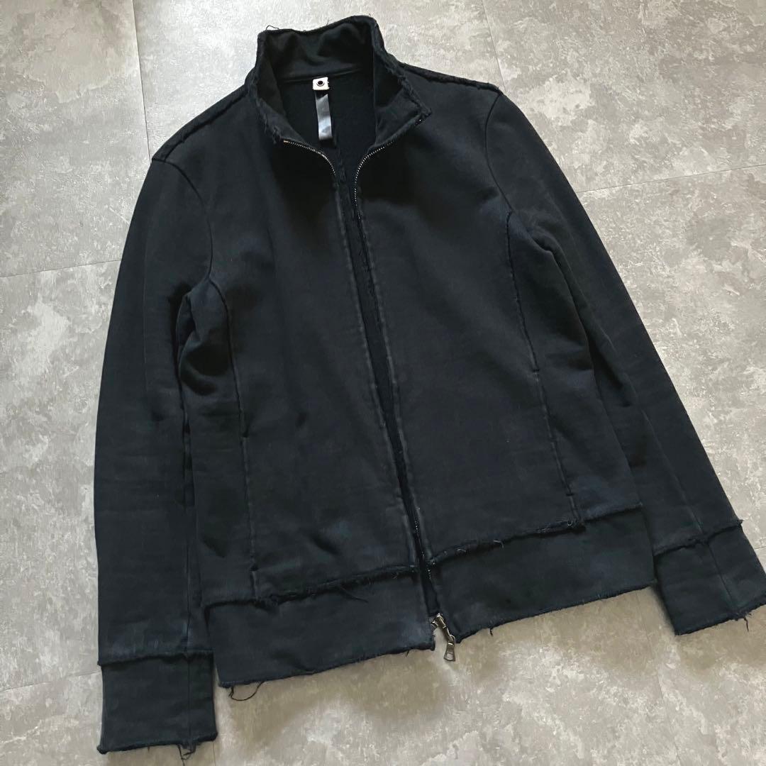 wjk stand track jacket black Y2K 裏毛 13ss