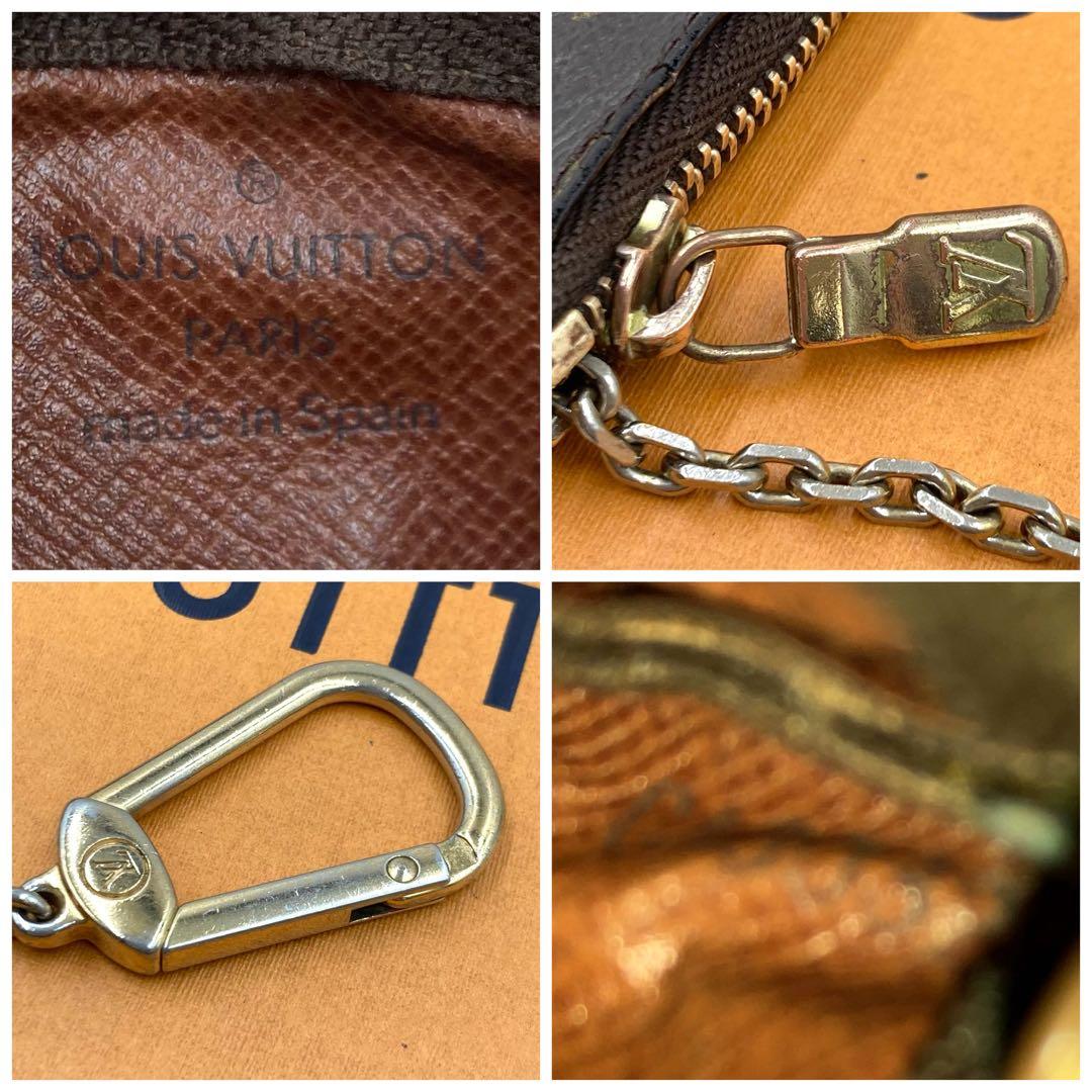 【美品】ルイヴィトン モノグラム ポシェットクレ ケース M62650