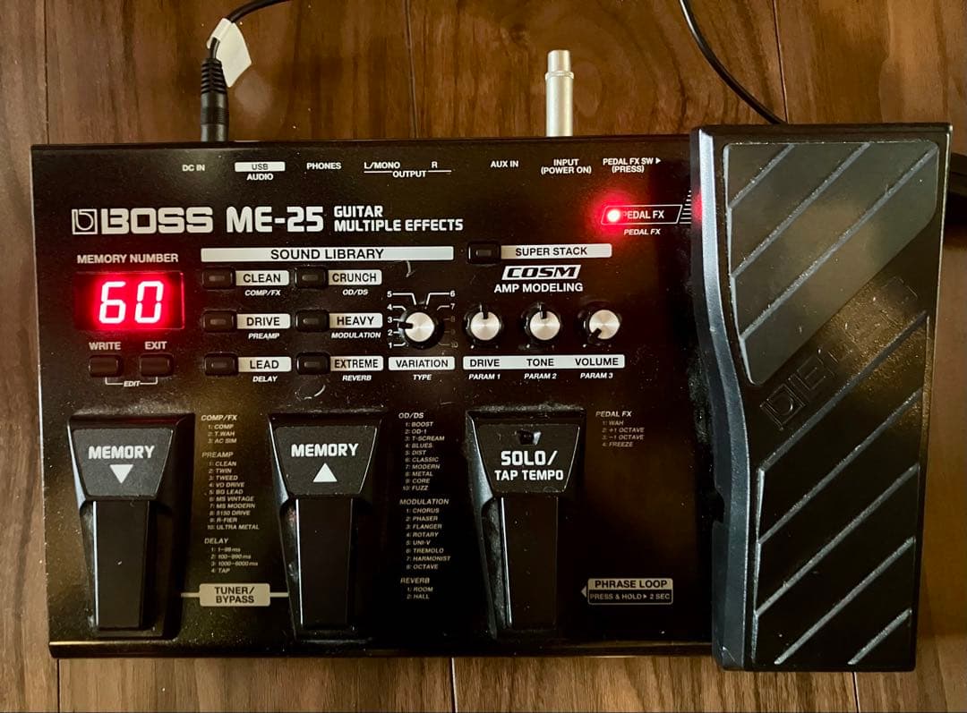 BOSS ME-25 ギターエフェクター マルチエフェクター エフェクター