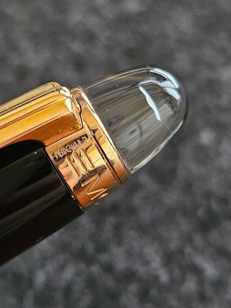 超美品カルティエ 万年筆 ブラック ペン先 18K Au750