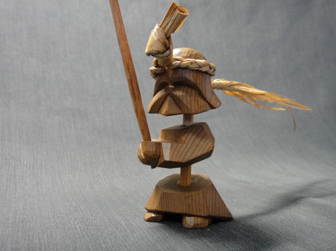 e*n様 希少 藤戸竹喜 ユーカラエカシ 木彫り 彫刻 置物 アイヌ