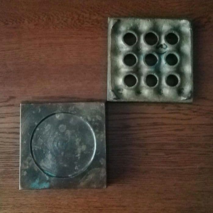 逸品 真鍮 灰皿 ミッドセンチュリー オブジェ スウェーデン