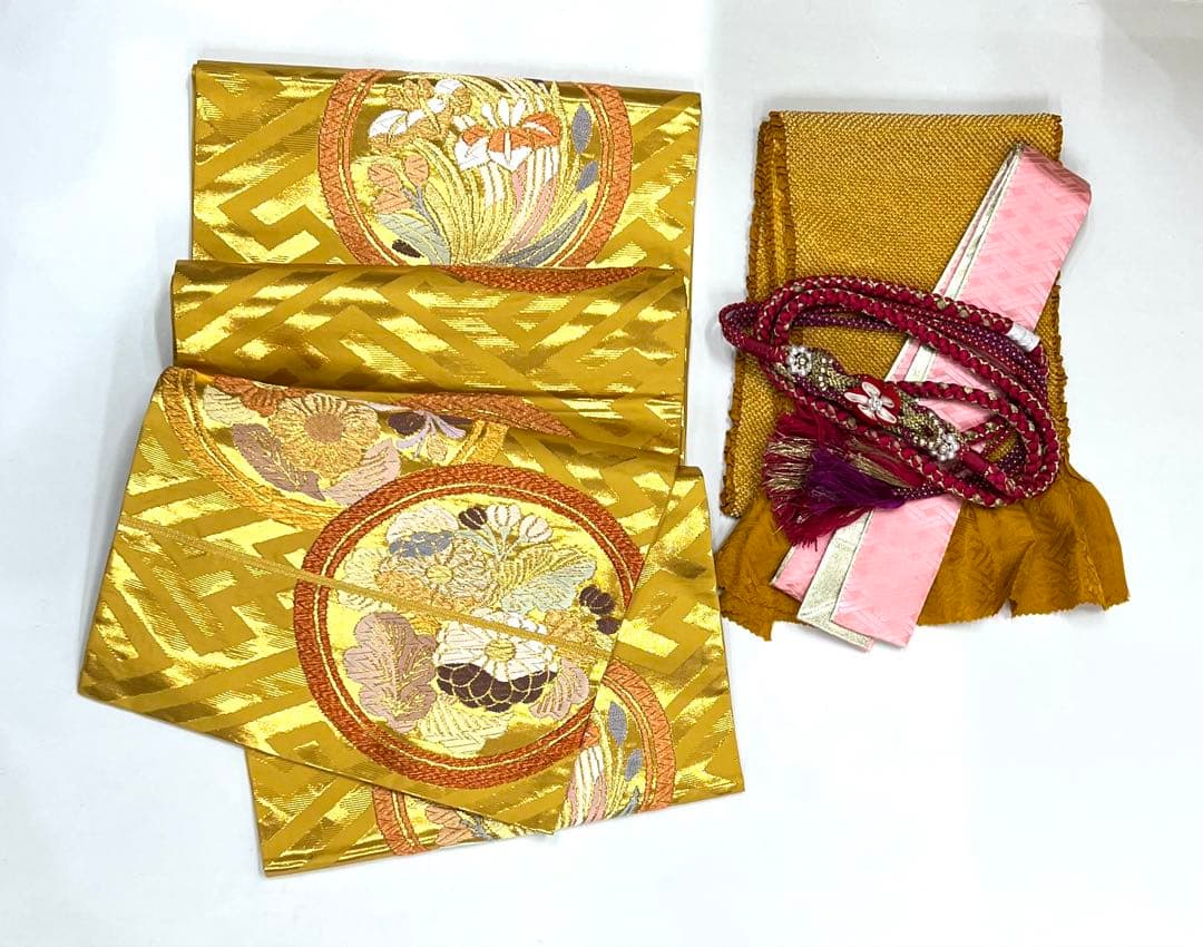 豪華！総絞り 名品 振り袖 フルセット 別誂長襦袢 総絵羽紋様 珍品 可愛い