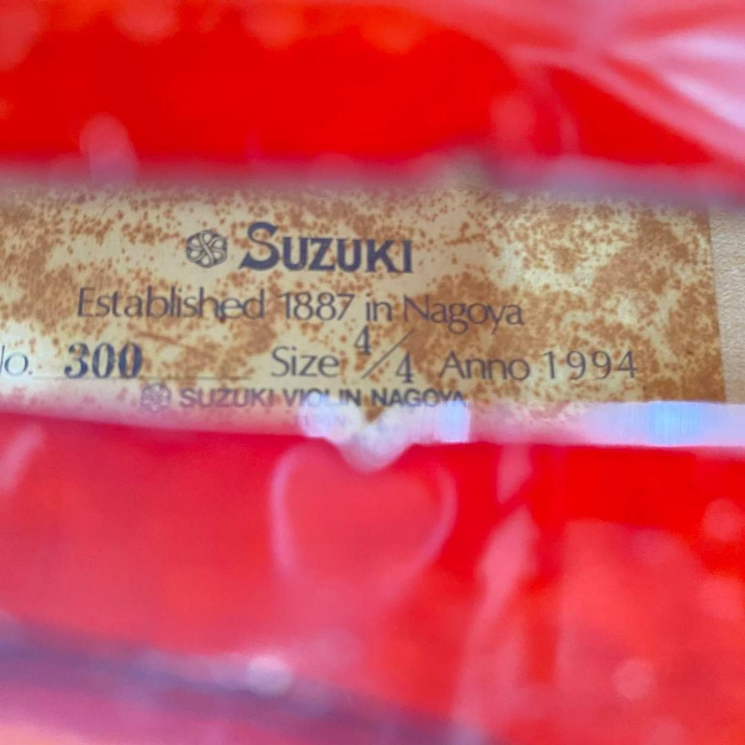 【弦新品】SUZUKI バイオリン No.300 4/4 Anno1994
