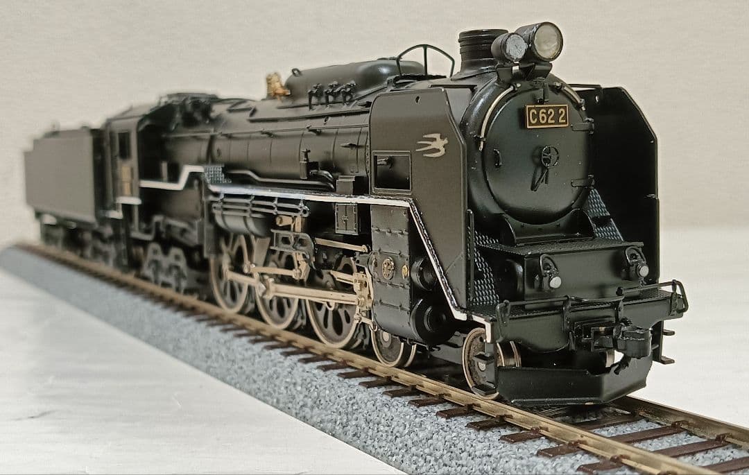 HOゲージ 天賞堂 Ｃ622号機蒸気機関車、メンテナンス済