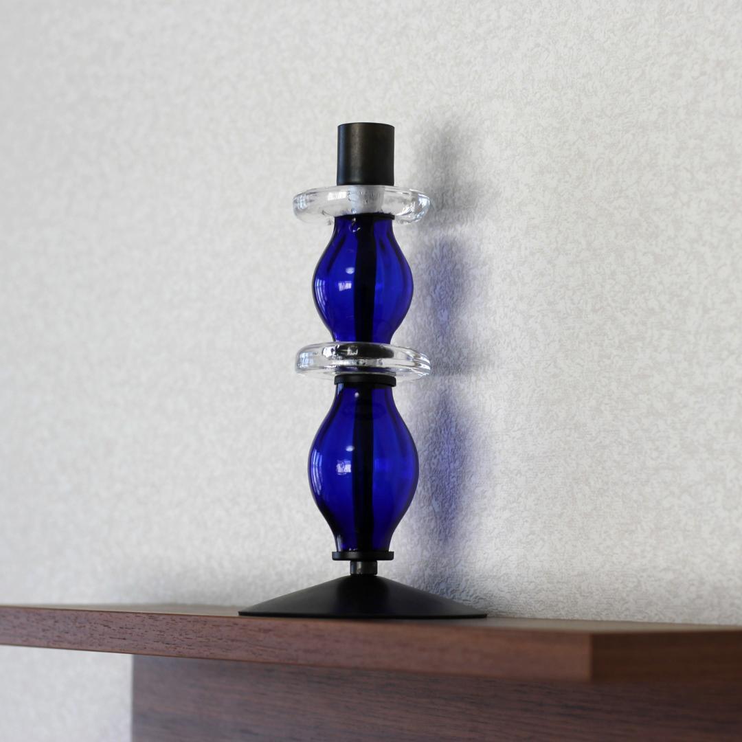 美品・刻印】エリックホグラン キャンドルスタンド オニオン型2段