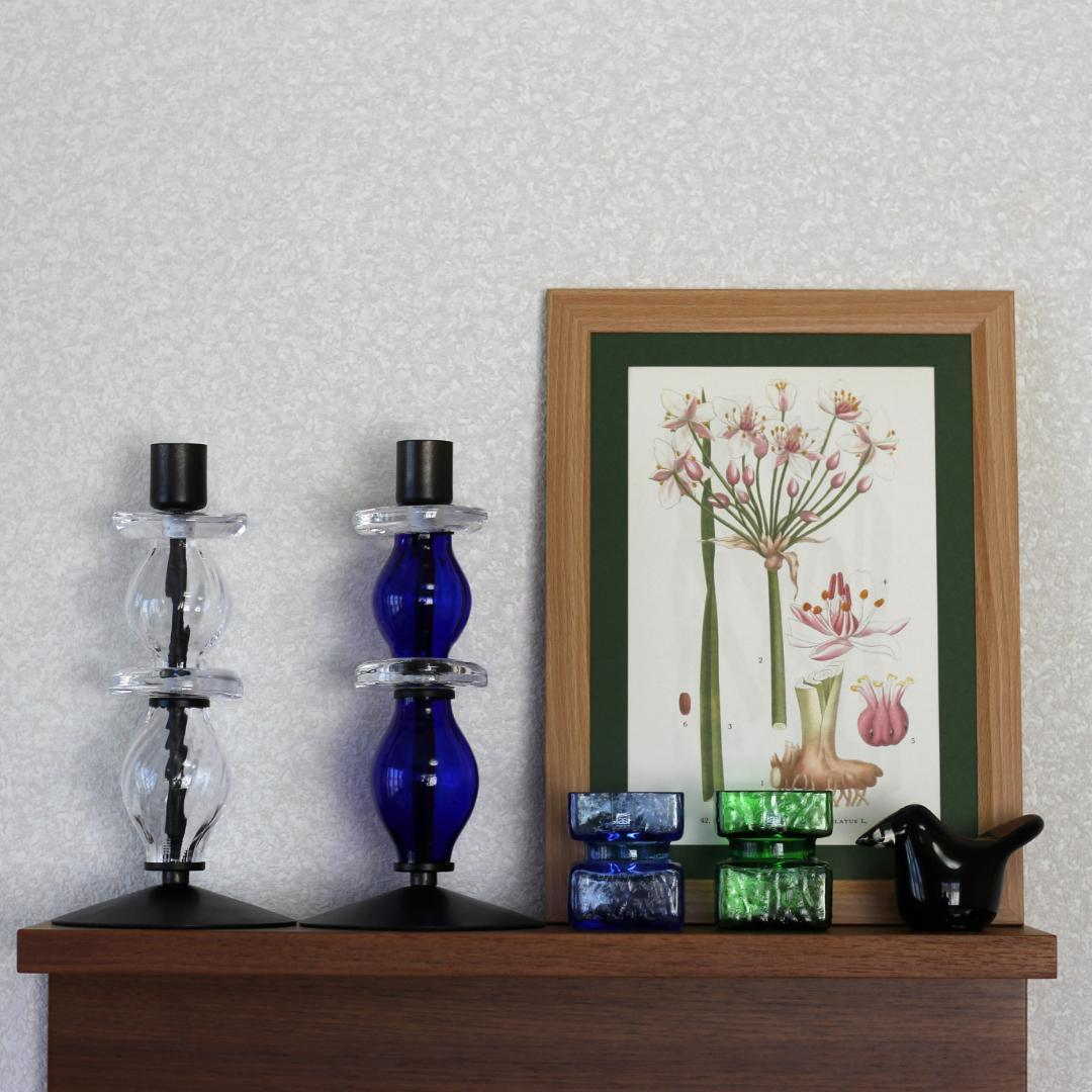 美品・刻印】エリックホグラン キャンドルスタンド オニオン型2段