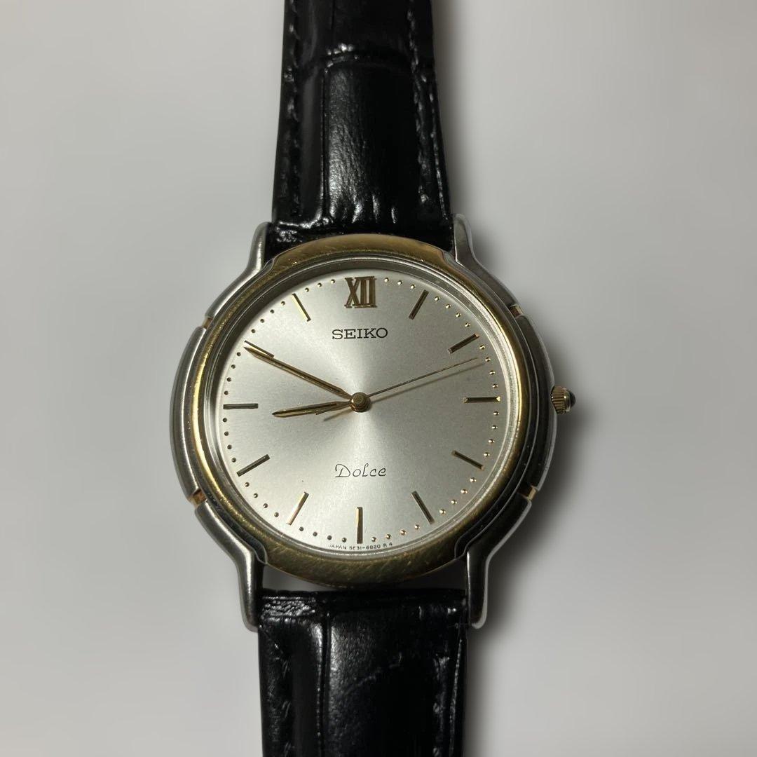 セイコードルチェ　新品電池と新品ベルト