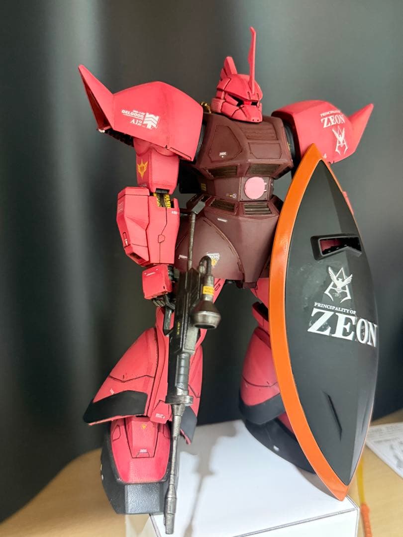 バンダイ ガンダム MGシリーズ 1/100 シャア専用ゲルググ 改造完成品