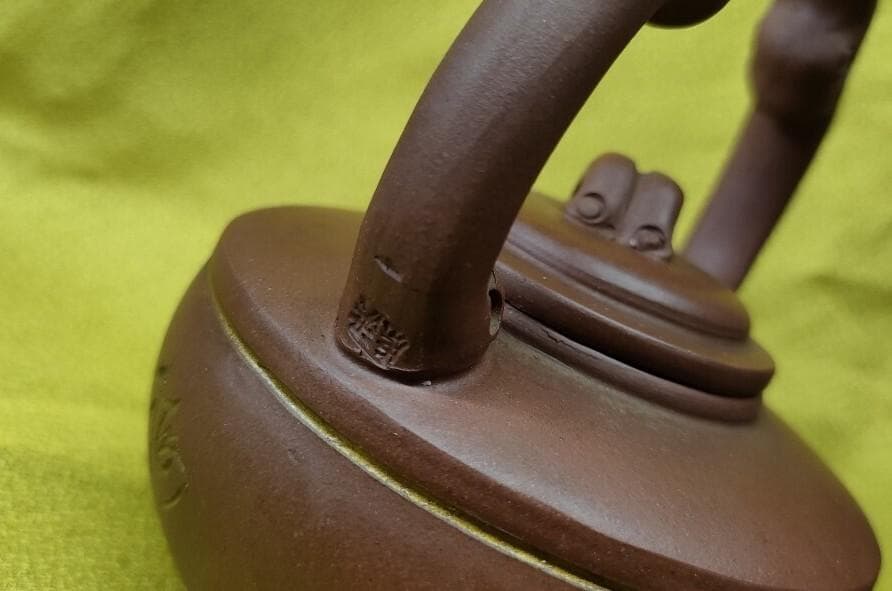 中国古美術】 紫砂茶壷 急須 茶道具 茶器 湯沸 虎洪 伝統工芸 茶器