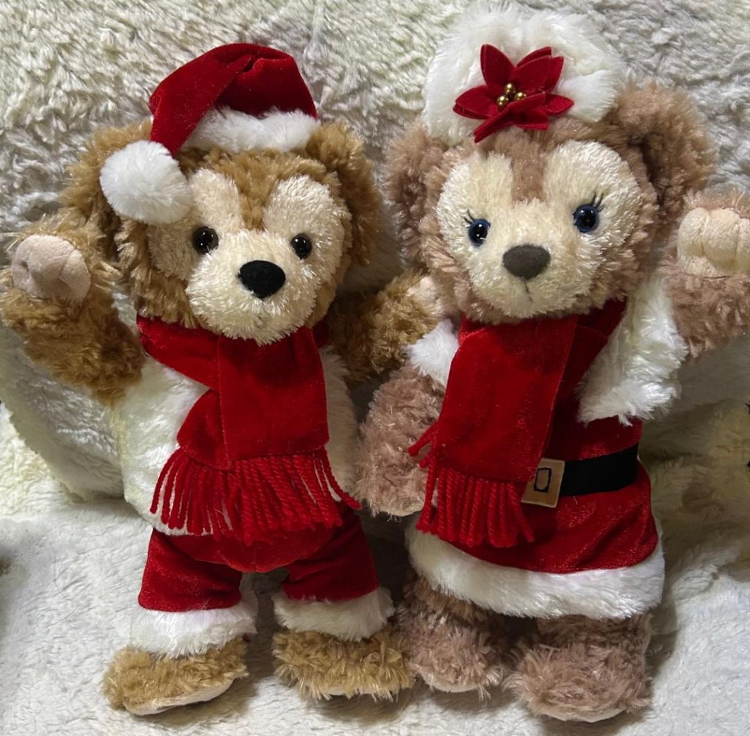 いかさ ダッフィー＆シェリーメイ ポーチ ぬいぐるみ 2011クリスマス