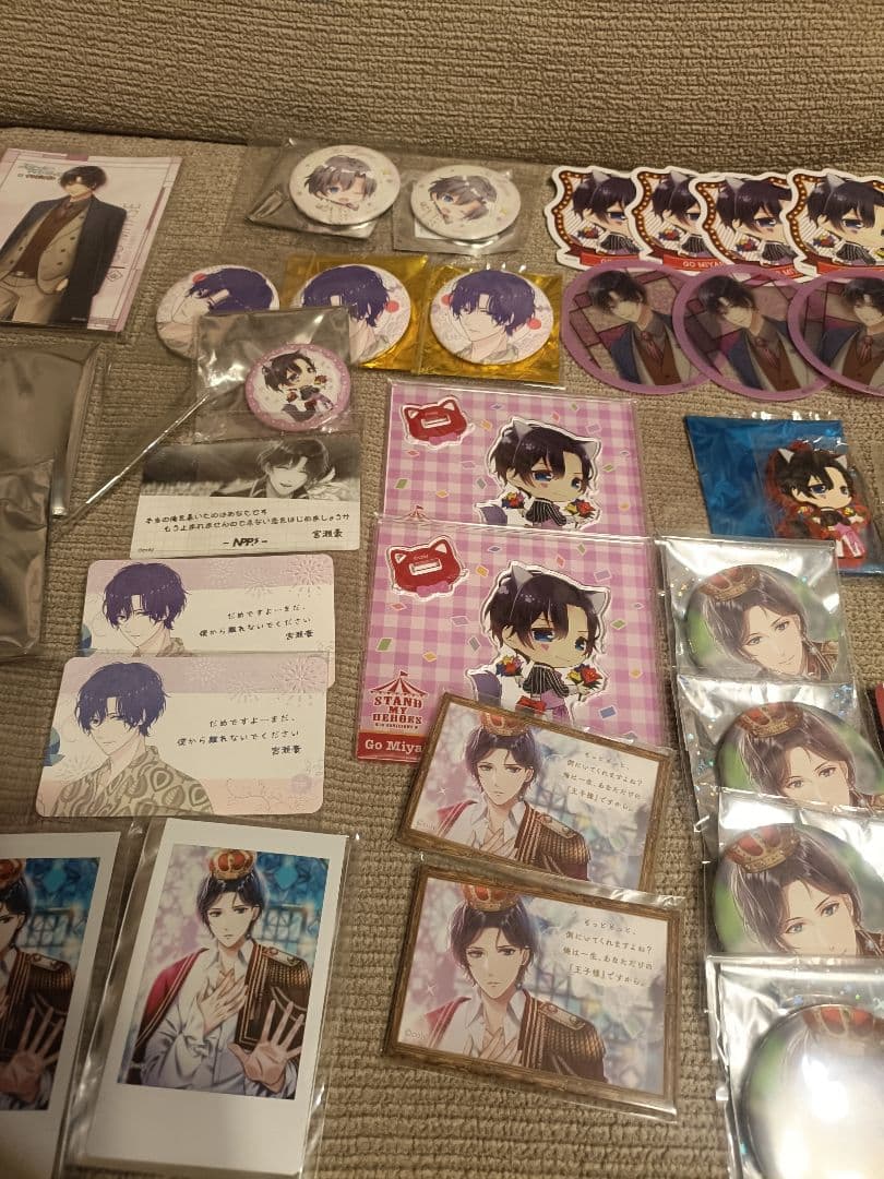 スタンドマイヒーローズ 宮瀬豪 セット アクスタ 缶バッジ コースター