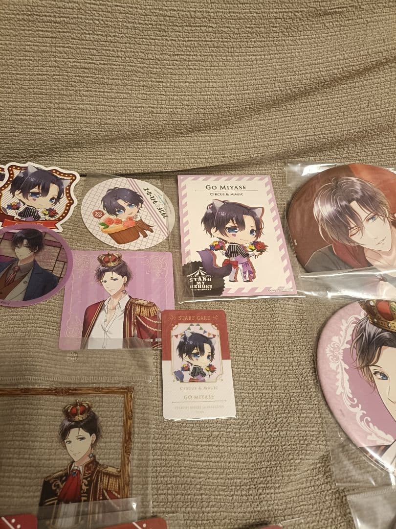 スタンドマイヒーローズ 宮瀬豪 セット アクスタ 缶バッジ コースター