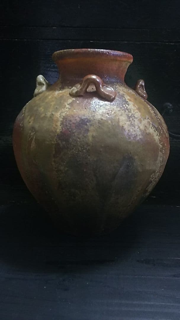 信楽焼 壺 紫泥壷 花瓶 仁斉作の通販はau PAY マーケット - 輸入雑貨の