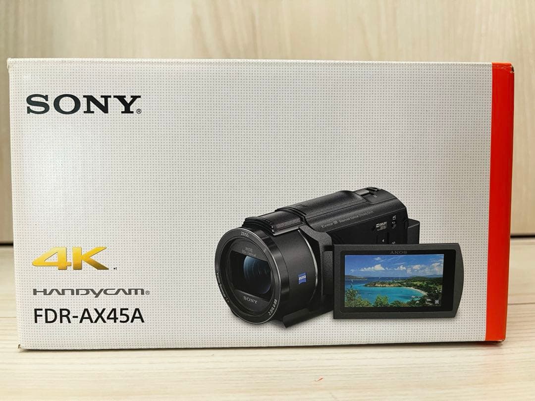 【美品】SONY ハンディカム FDR-AX45A 4K(ブラック)