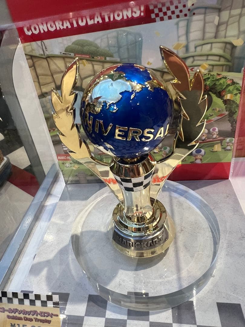 USJ 限定 マリオカート ゴールデントロフィー スーパーニンテンドー