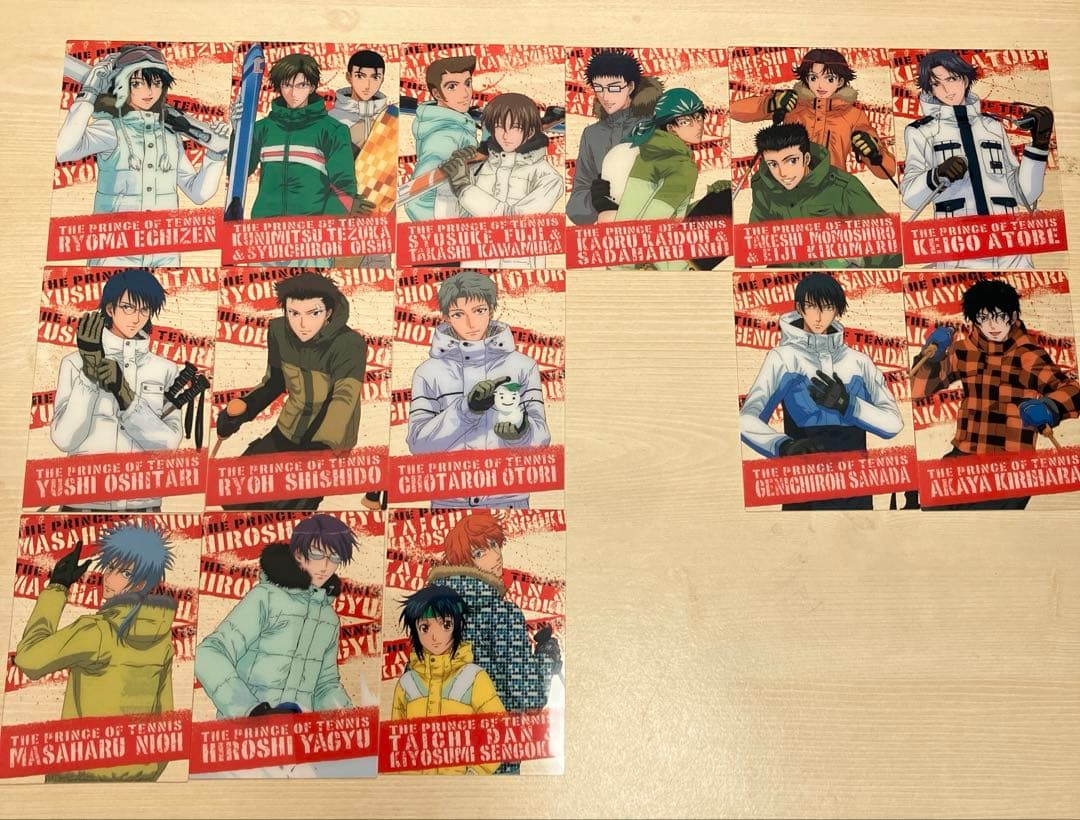 テニスの王子様　シャイニングクリアカード　8 ノーマルカードセット