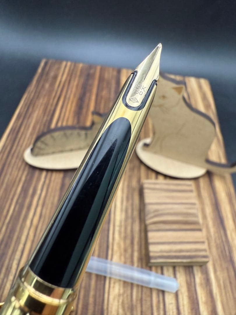 レア WATERMAN 万年筆 CF-44CR ゴールドプレート