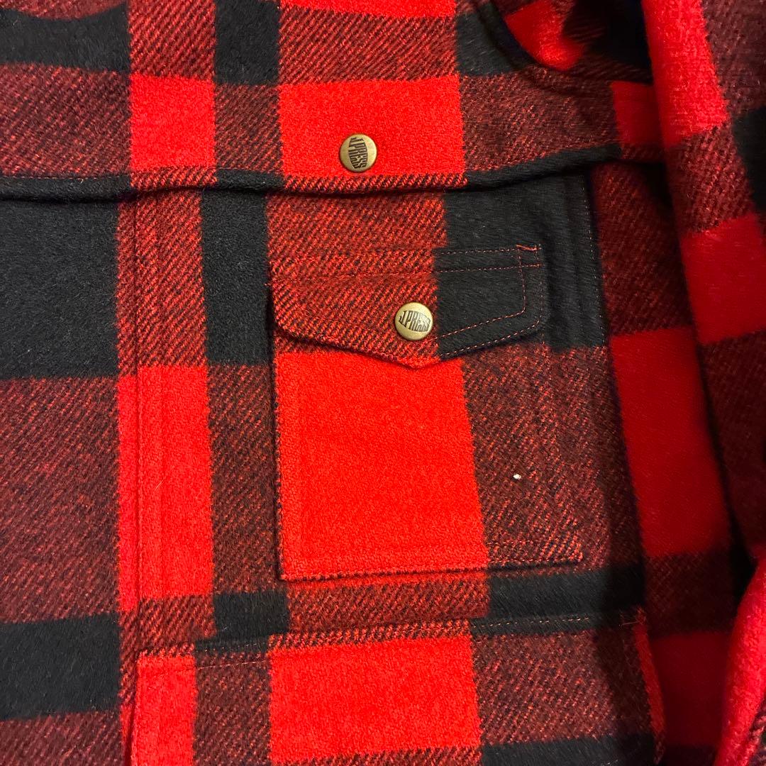 J.PRESS 赤・黒チェックジャケット L