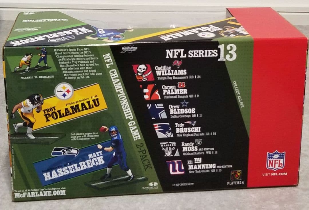 【レア　未開封】NFLマクファーレン　2pack　★ハッセルベックvsポラマル★