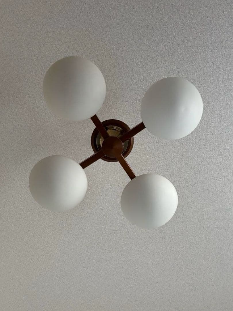 National ウッドシャンデリア ミッドセンチュリー ドムス風