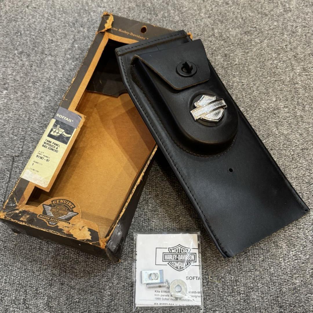 91187-97 ハーレー 純正 タンク パネル ポーチ ヘリテイジ W - メルカリ