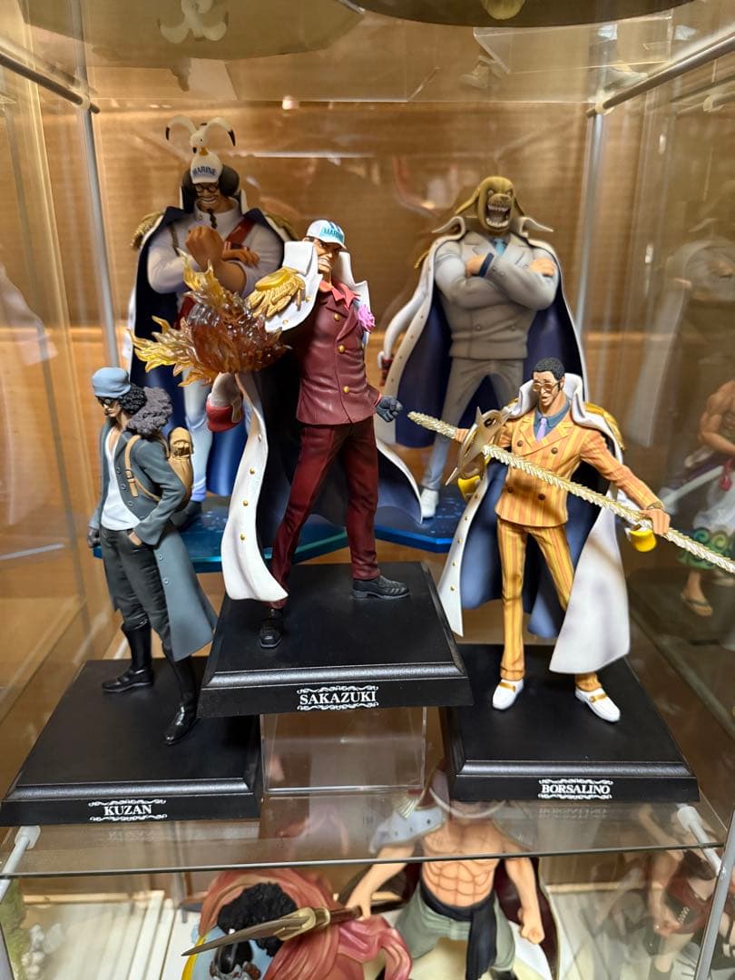 ワンピースフィギュア 三大将 赤犬 青キジ 黄猿の3体セット ワンピース 一