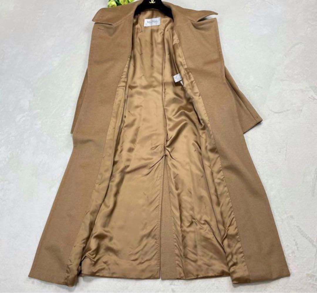 Max Mara マックスマーラ 白タグ キャメル100% ロングコート