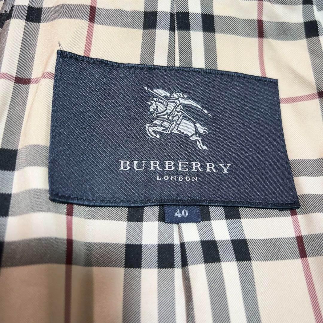 極美品✨ バーバリー ロンドン アンゴラ ウール ノバチェック ファー