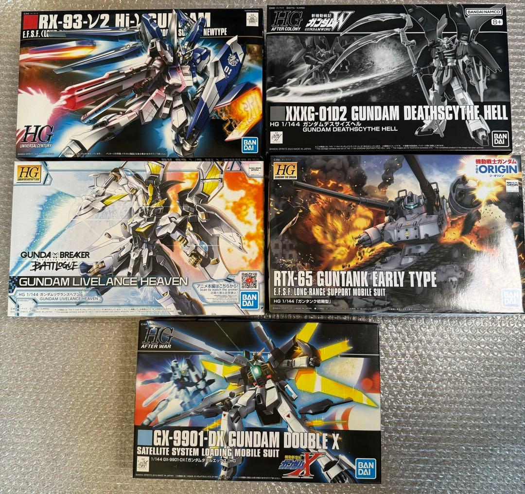 HGガンプラ 5体セット