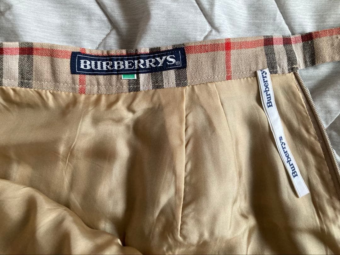 バーバリー プリーツスカート　Burberry ノバチェック　Burberrys