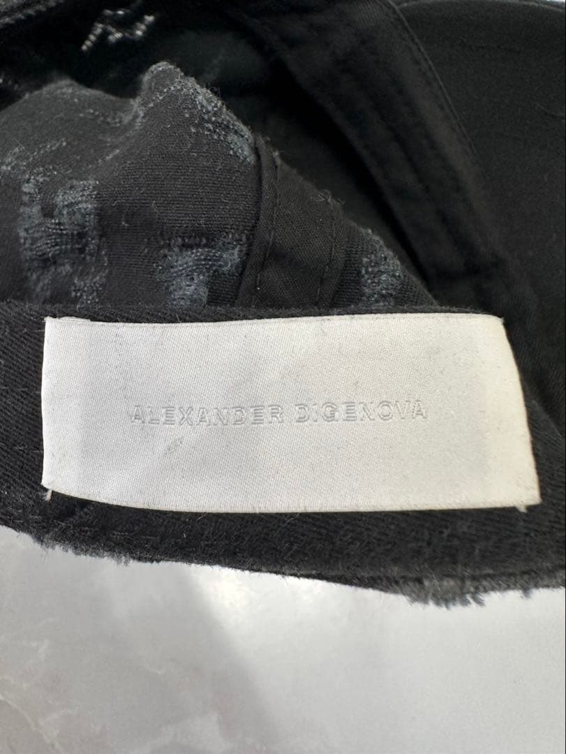 ALEXANDER DIGENOVA ダメージ加工ウイングロゴキャップ