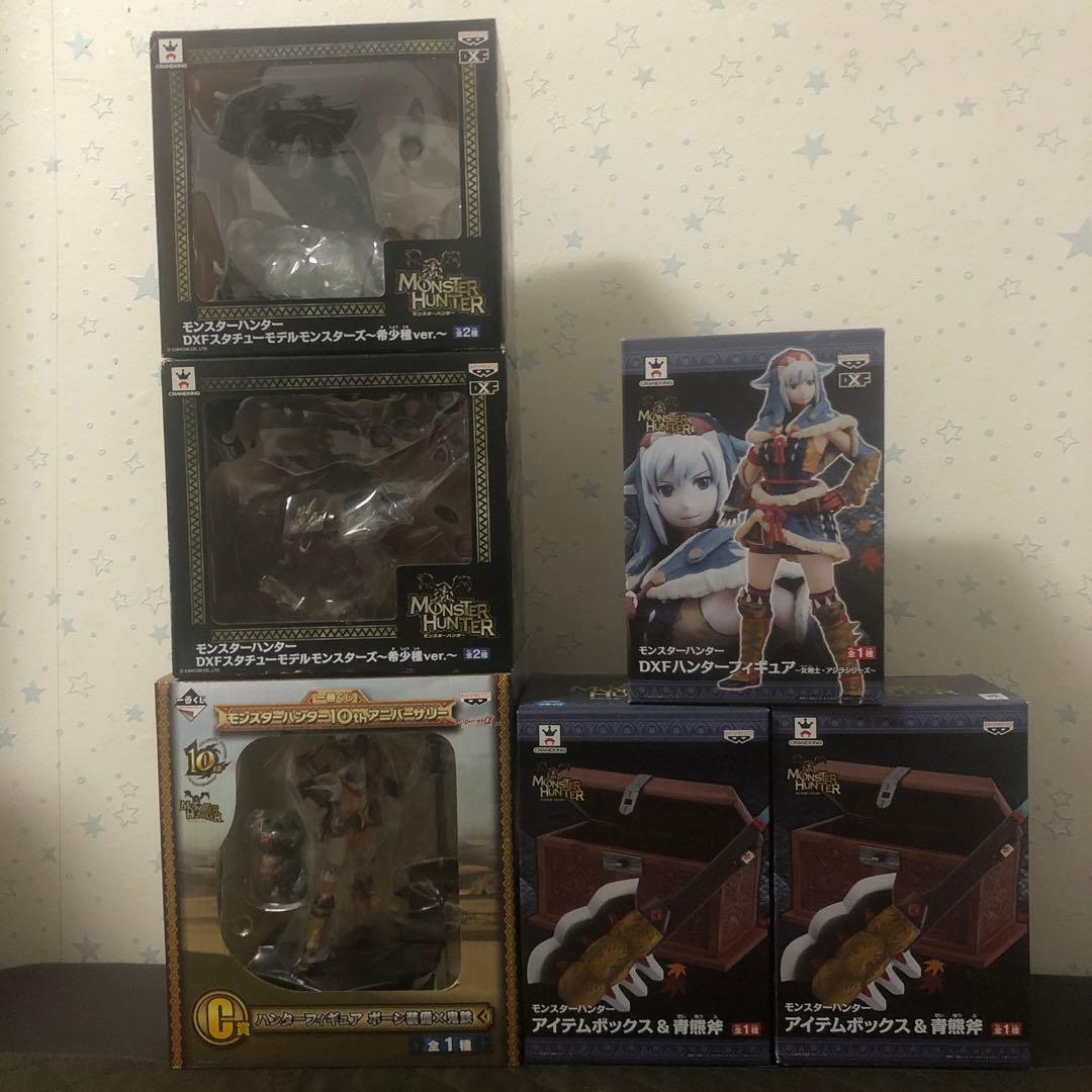 モンスターハンター 10th 1番くじ DXF フィギュア 6箱セット