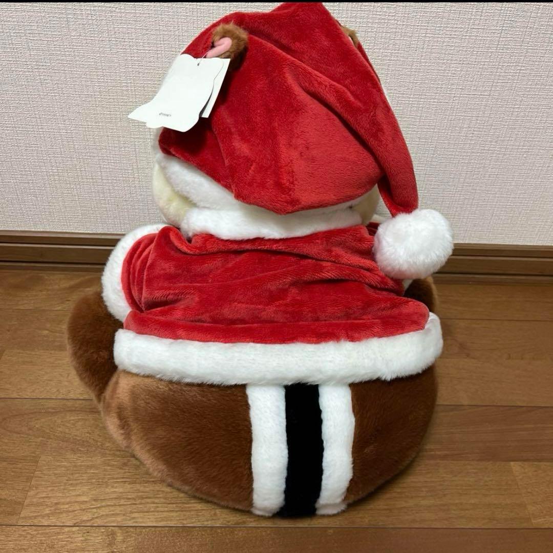 【希少新品タグ付き】ディズニー　チップとデール　ビッグぬいぐるみ　クリスマス